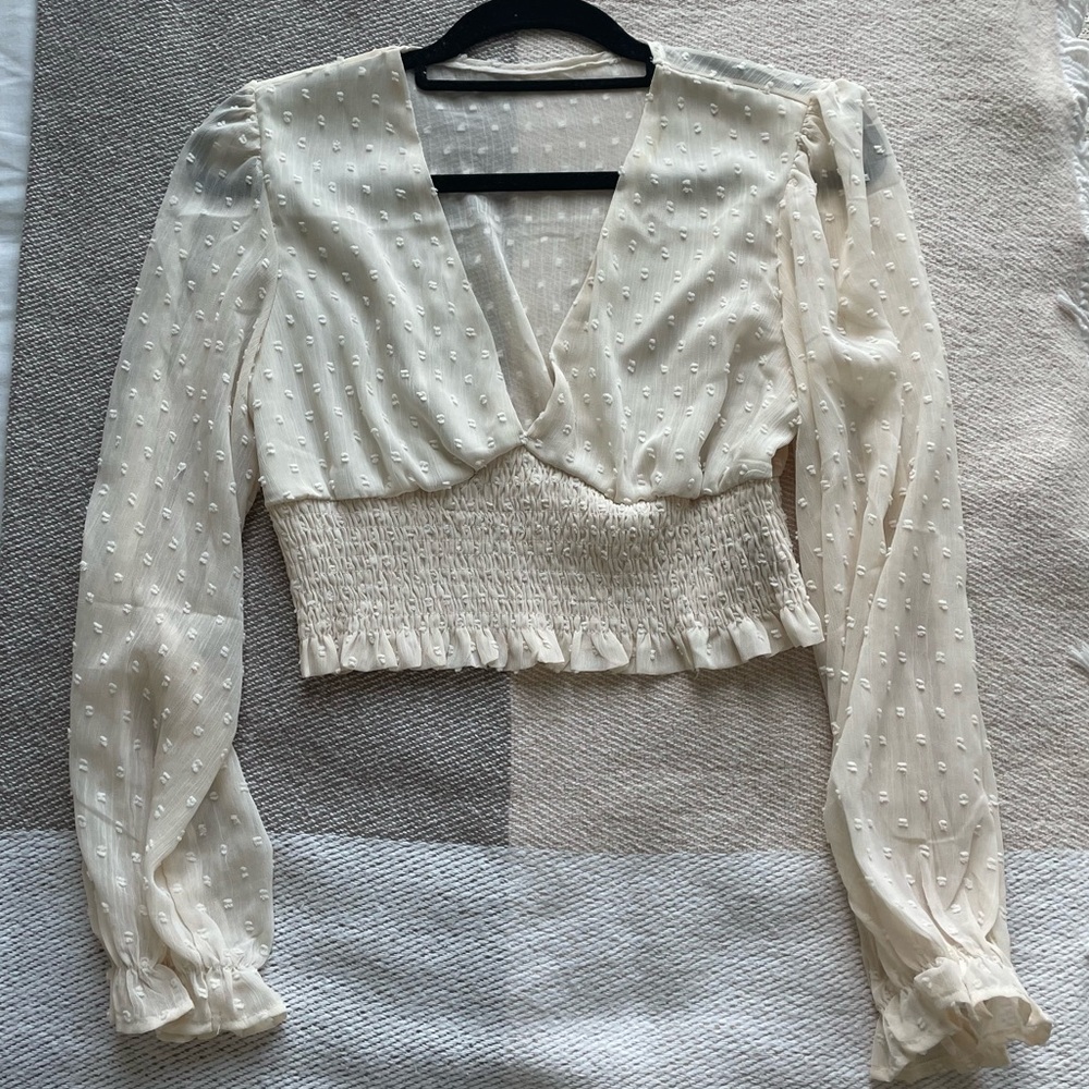 Puff sleeves blouse size s